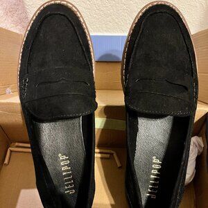 JellyPop "Paris" Black Suede like Shoes